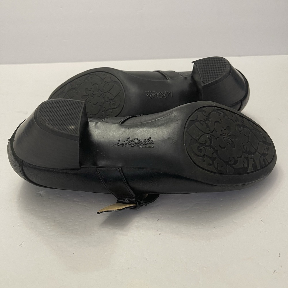 Lifestride Soft System Rozz Mary Jane Pump Black Womens 9.5 W‎ Academia Career - Picture 8 of 10